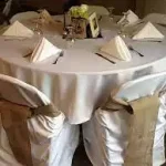 Banquet Chair With Cover & Bow