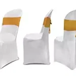 Plastic Chair With Cover &?Bow