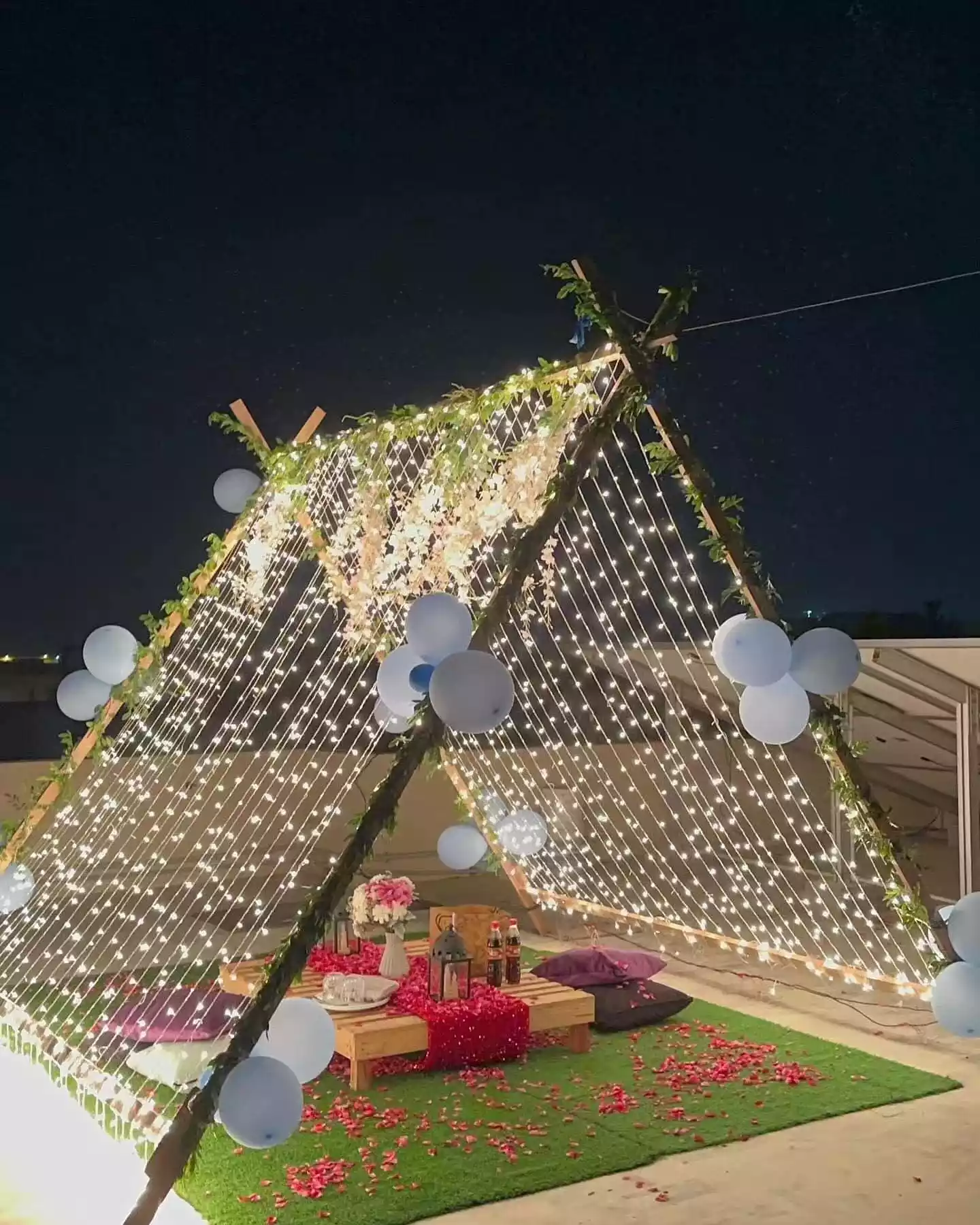 2 Romantic Cabana Decoration At Home in Bhopal - 11