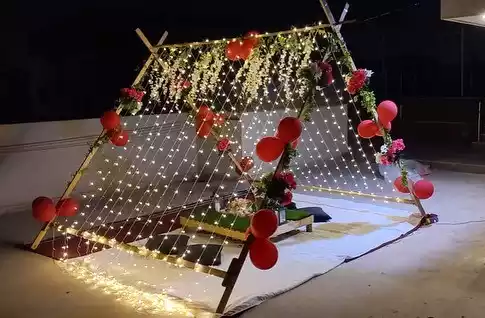 7 Romantic Cabana Decoration At Home in Bhopal - 10