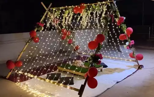 8 Romantic Cabana Decoration At Home in Bhopal - 10