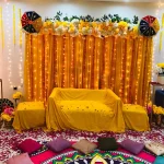 Mehendi Function Decoration at Home