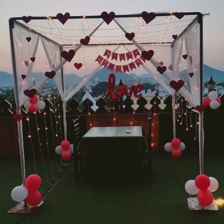 Roof 5 Romantic Cabana Decoration At Home in Bhopal - 5